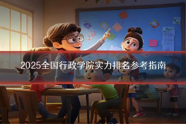 2025全国行政学院实力排名参考指南