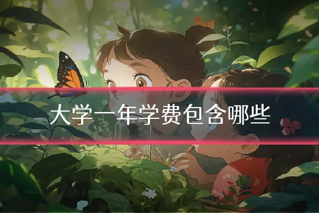 大学一年学费包含哪些
