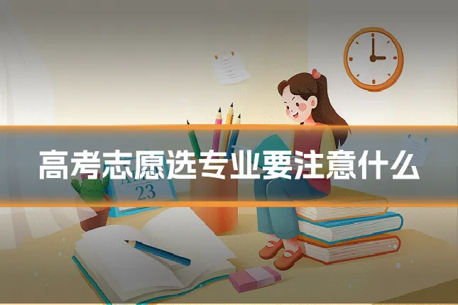 高考志愿选专业要注意什么