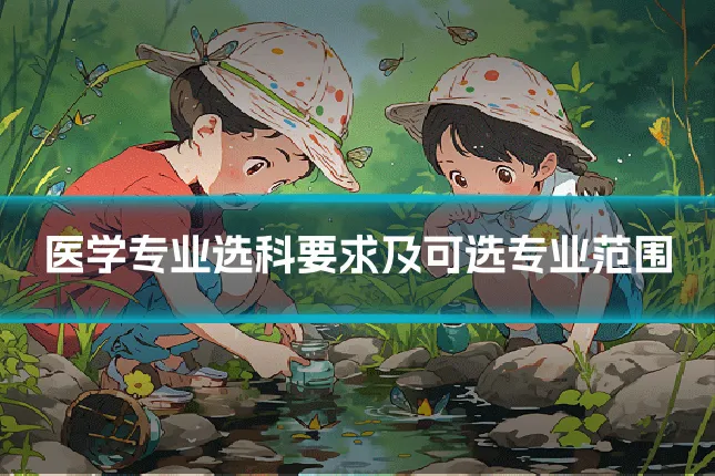 医学专业选科要求及可选专业范围