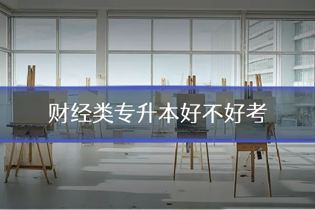 财经类专升本好不好考