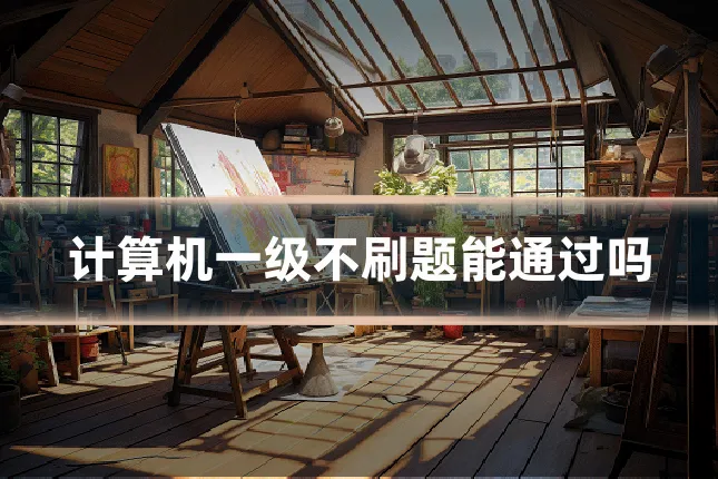 计算机一级不刷题能通过吗