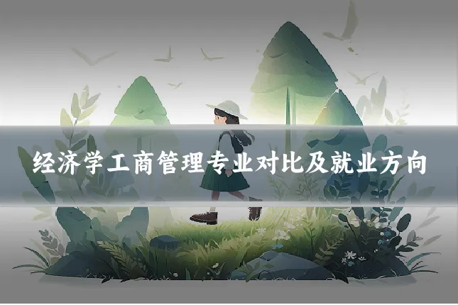 经济学工商管理专业对比及就业方向