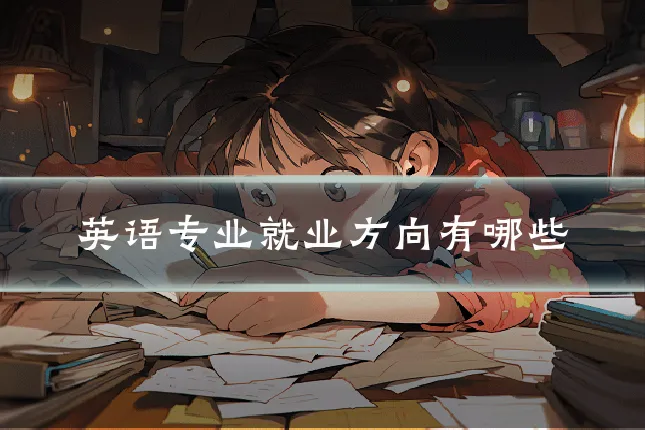 英语专业就业方向有哪些
