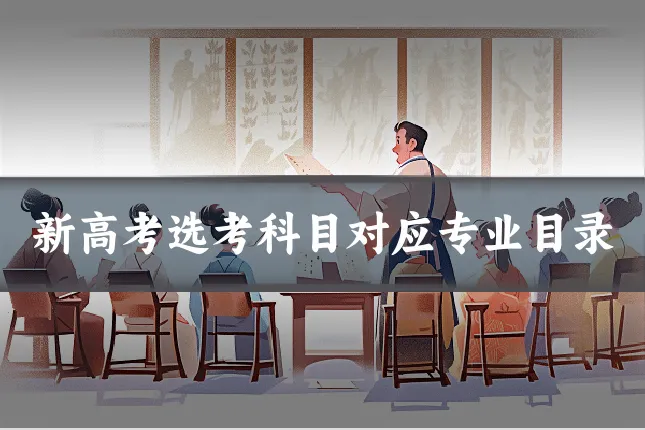 新高考选考科目对应专业目录