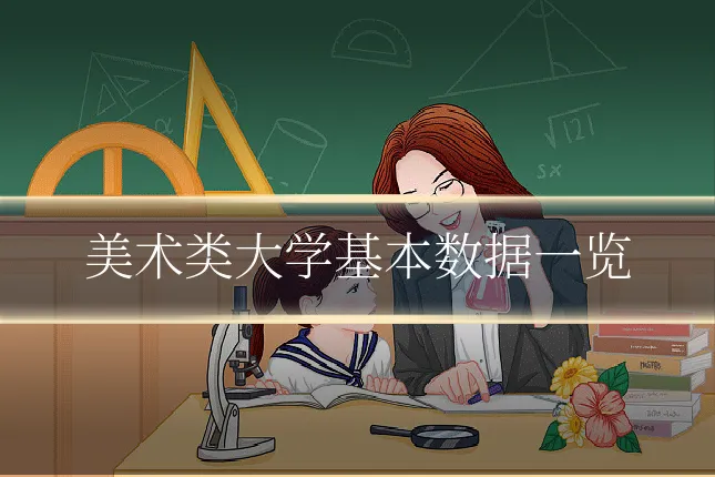 美术类大学基本数据一览