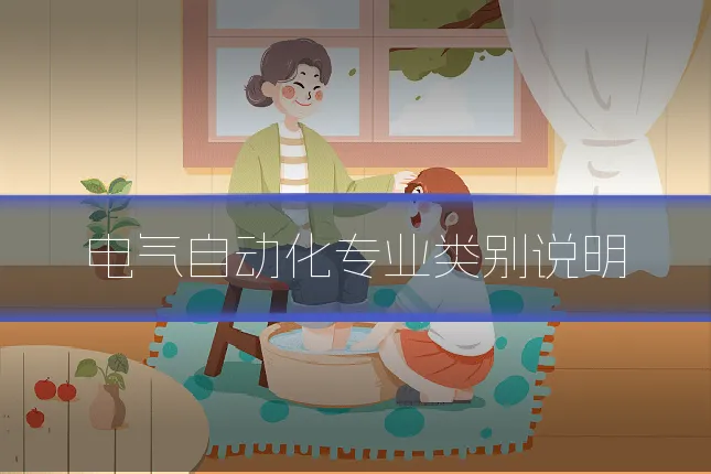 电气自动化专业类别说明