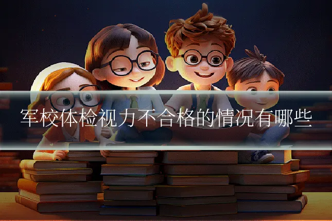 军校体检视力不合格的情况有哪些