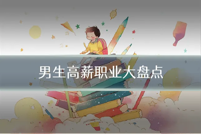 男生高薪职业大盘点