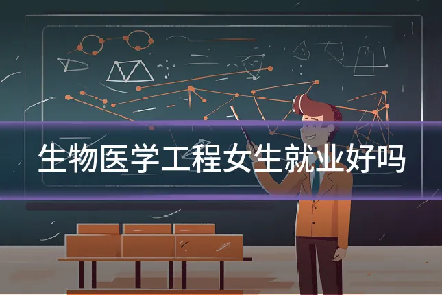 生物医学工程女生就业好吗