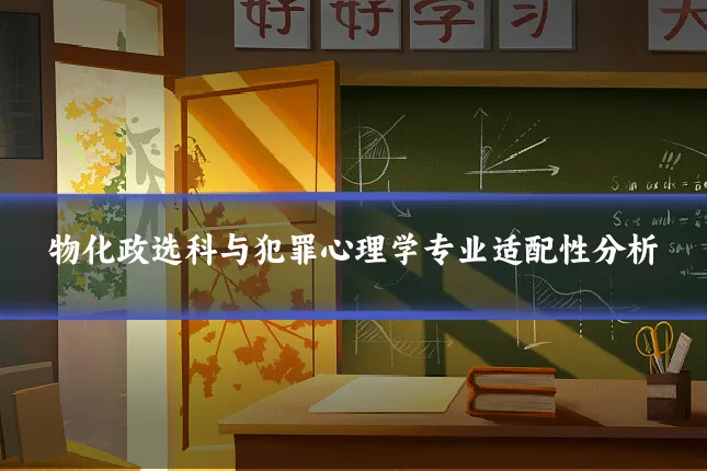 物化政选科与犯罪心理学专业适配性分析