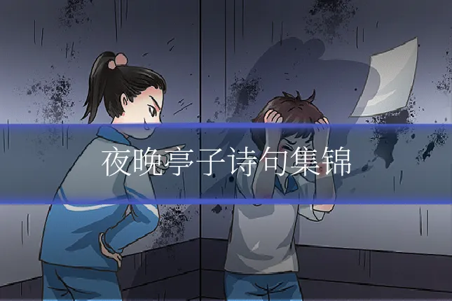 夜晚亭子诗句集锦