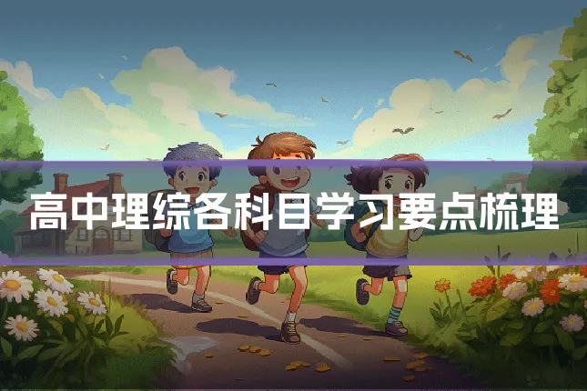 高中理综各科目学习要点梳理