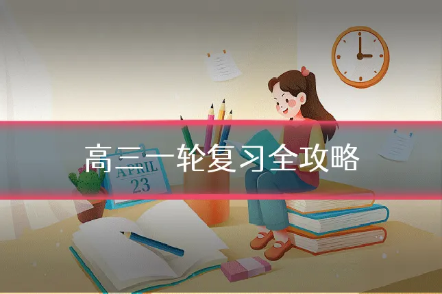 高三一轮复习全攻略