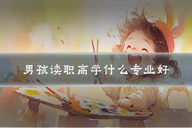 男孩读职高学什么专业好