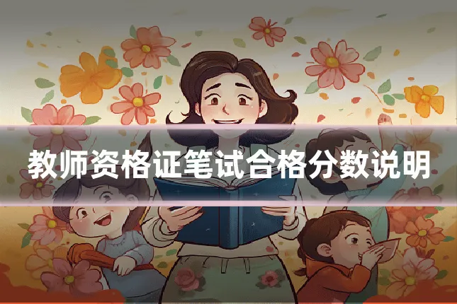 教师资格证笔试合格分数说明