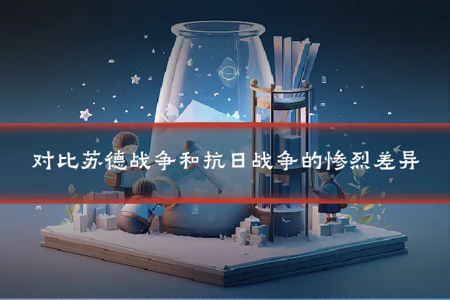 对比苏德战争和抗日战争的惨烈差异