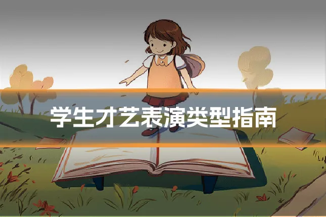 学生才艺表演类型指南