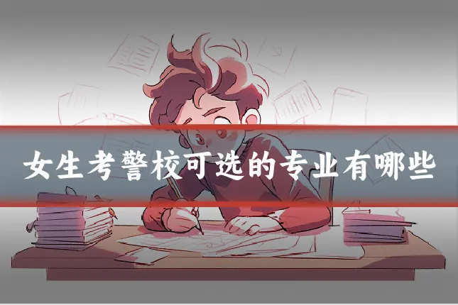 女生考警校可选的专业有哪些