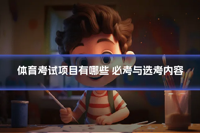 体育考试项目有哪些 必考与选考内容