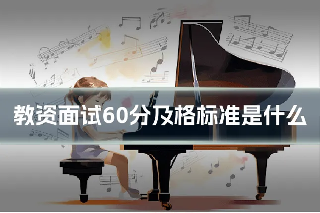 教资面试60分及格标准是什么