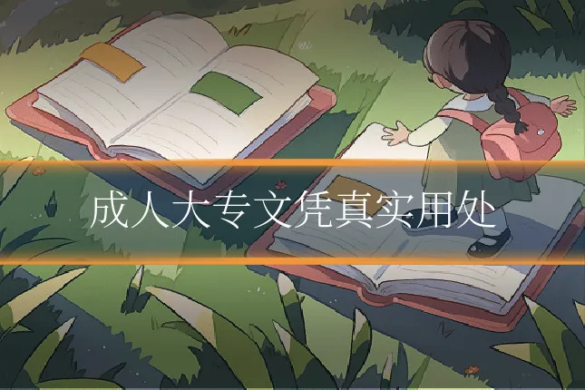 成人大专文凭真实用处