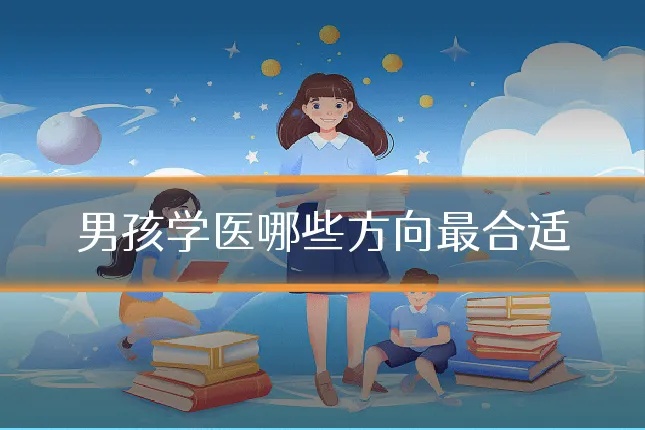 男孩学医哪些方向最合适