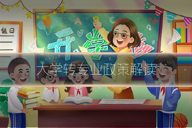 大学转专业政策解读