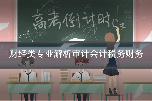财经类专业解析审计会计税务财务