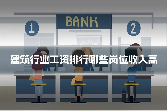 建筑行业工资排行哪些岗位收入高