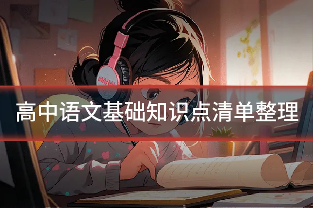 高中语文基础知识点清单整理