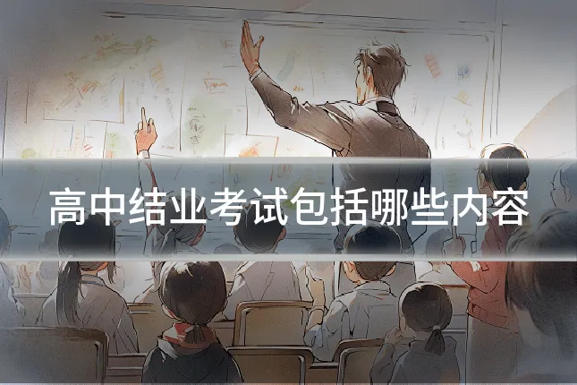 高中结业考试包括哪些内容