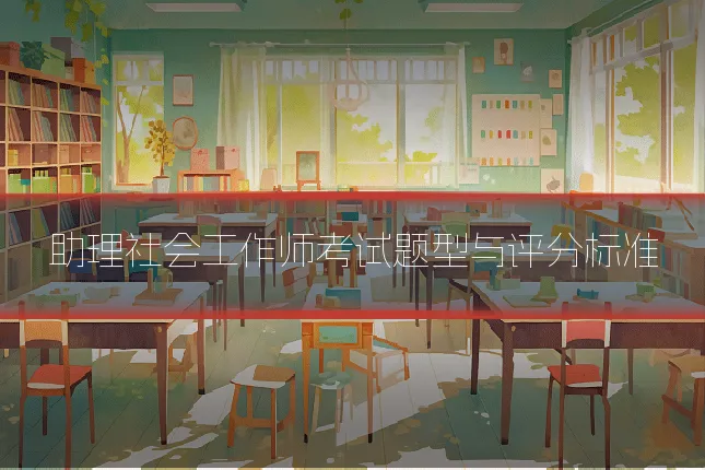 助理社会工作师考试题型与评分标准