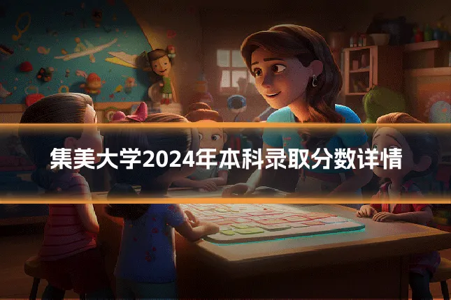 集美大学2024年本科录取分数详情