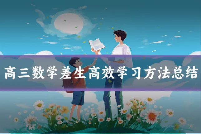 高三数学差生高效学习方法总结