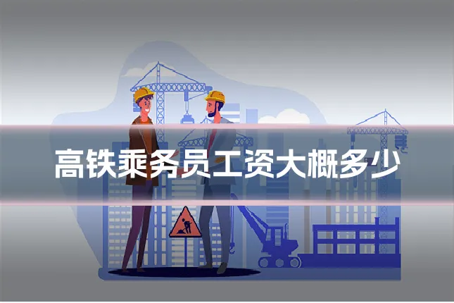 高铁乘务员工资大概多少