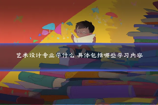 艺术设计专业学什么 具体包括哪些学习内容