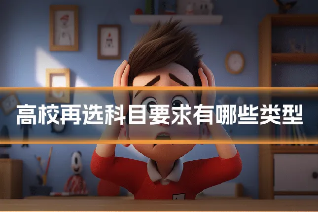 高校再选科目要求有哪些类型