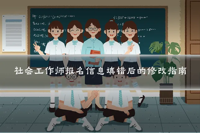 社会工作师报名信息填错后的修改指南