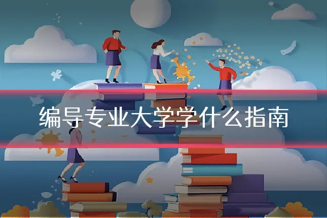 编导专业大学学什么指南