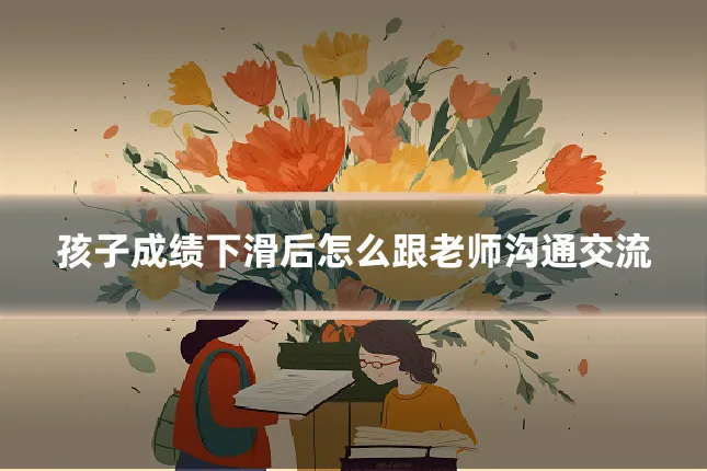 孩子成绩下滑后怎么跟老师沟通交流