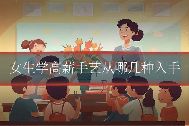女生学高薪手艺从哪几种入手