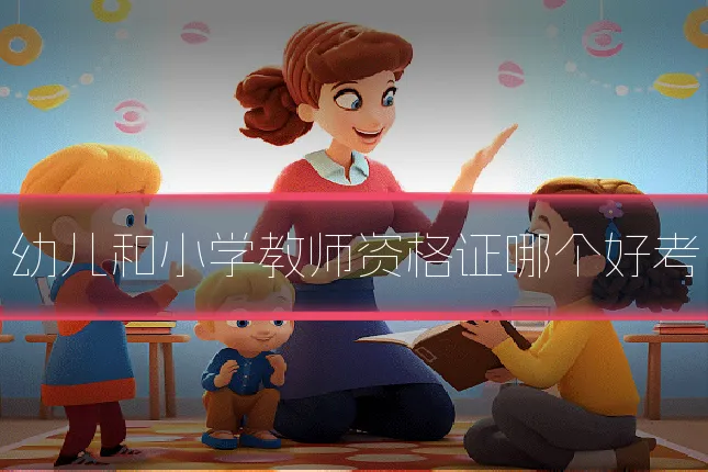 幼儿和小学教师资格证哪个好考