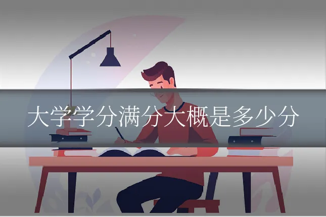 大学学分满分大概是多少分