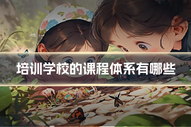 培训学校的课程体系有哪些