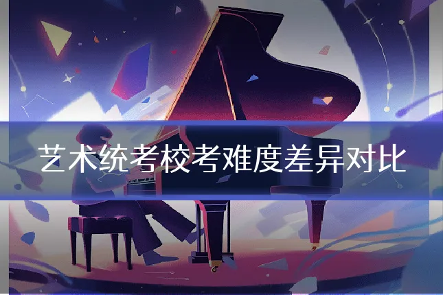 艺术统考校考难度差异对比
