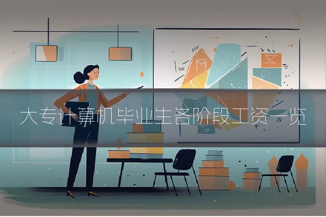 大专计算机毕业生各阶段工资一览