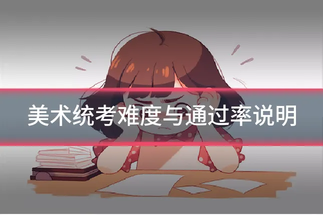 美术统考难度与通过率说明