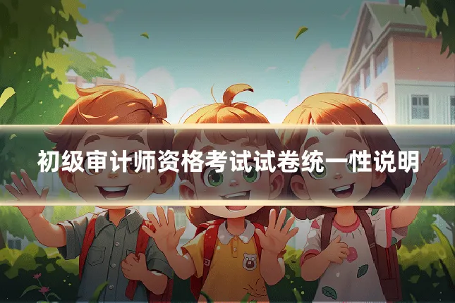 初级审计师资格考试试卷统一性说明