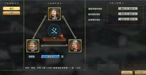 三国志汉末霸业结婚结义详细攻略